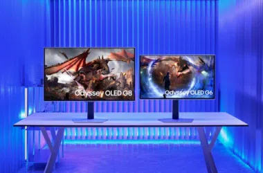 Samsung lança monitores gamers odyssey oled g8 e oled g6 no brasil. Modelos chegam com tamanhos de tela de 27 e 32 polegadas, com resoluções qhd e 4k, com upscaling de imagem com ia e alta performance para games, confira