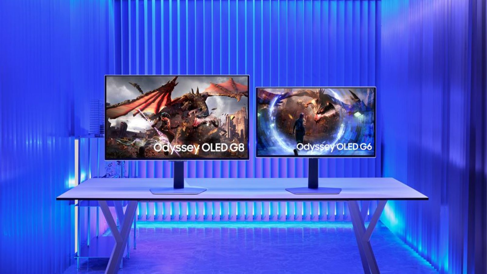 Samsung запускает игровые мониторы Odyssey OLED G8 и OLED G6 в Бразилии