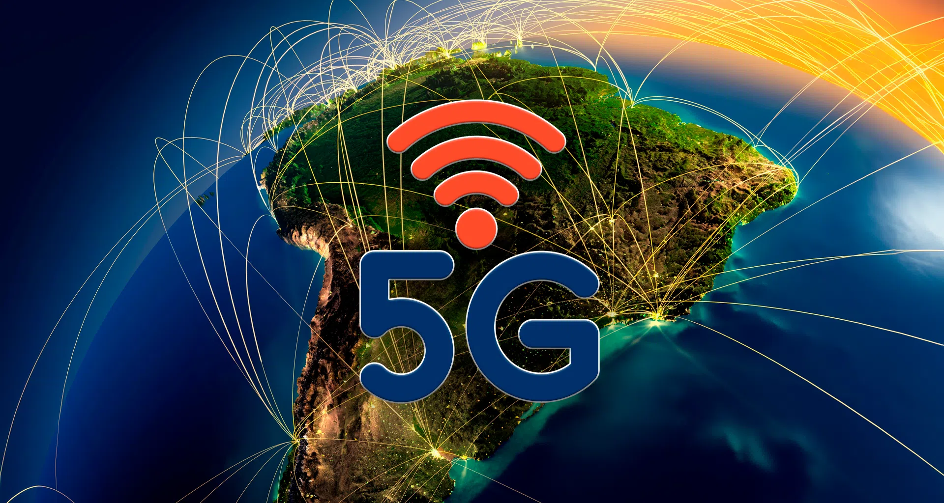 Mapa mostra a cobertura 5g, 4g e 3g da vivo, claro e tim no brasil