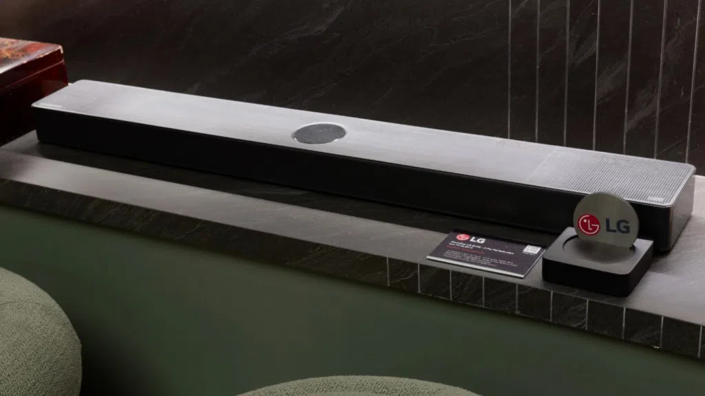 Soundbars da lg na casacor 2024.