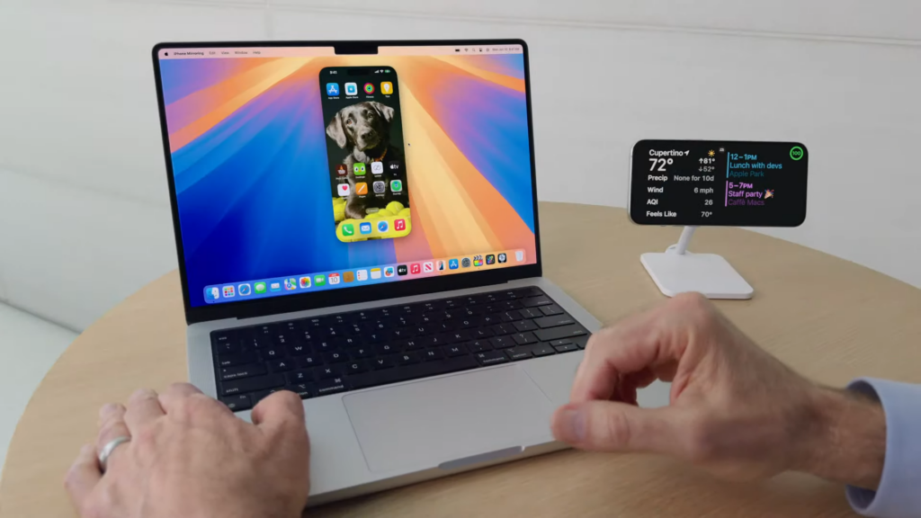 Macos sequoia introduz apple intelligence e espelhamento de tela do iphone. Durante a wwdc 2024, a apple apresentou os recursos que serão propulsionados pela inteligência artificial da empresa, que estará disponível também no iphone e ipad