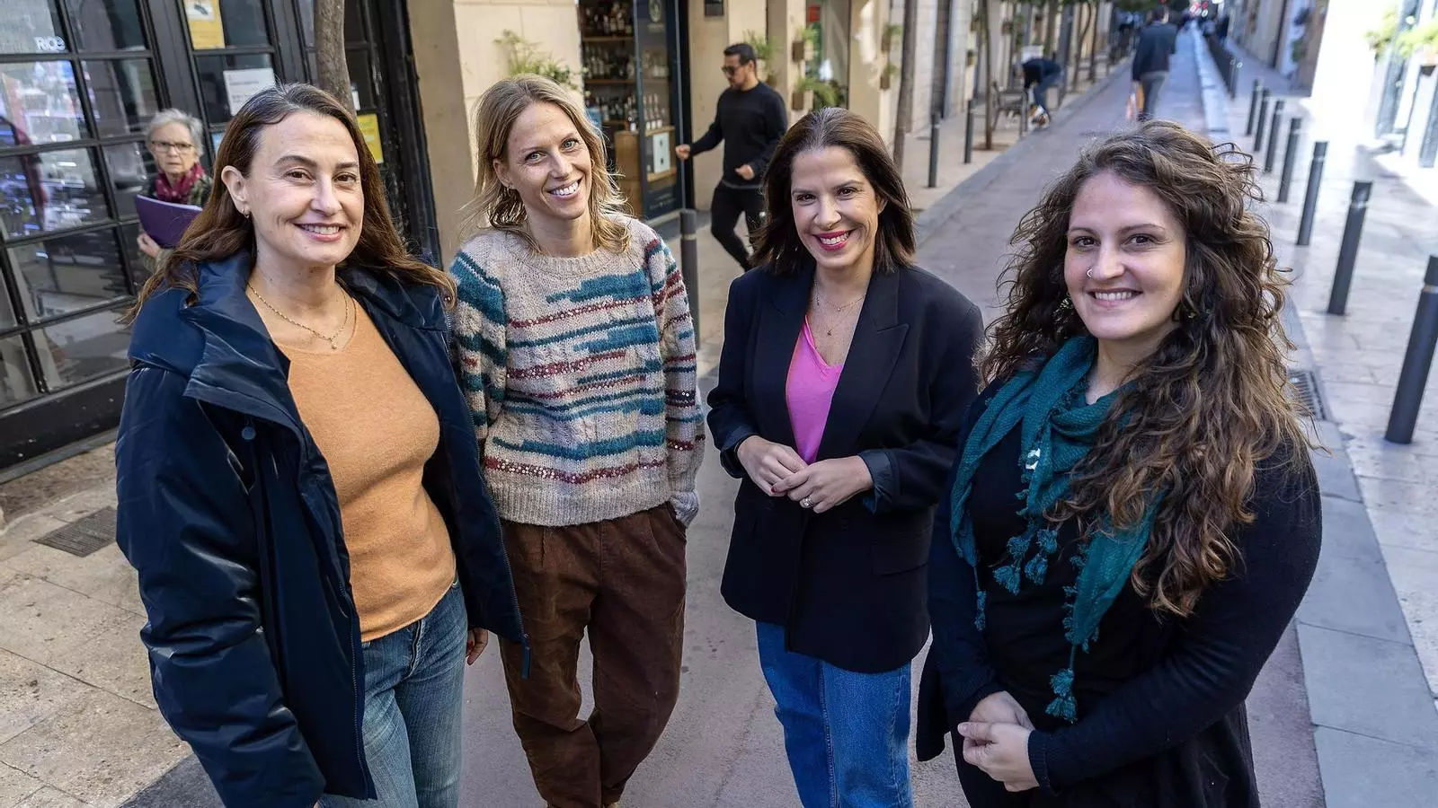 Elisabet garcia permanyer, cristina antón, aisha guimarães e tamara fernández, que também fazem parte do grupo. Imagem: ara