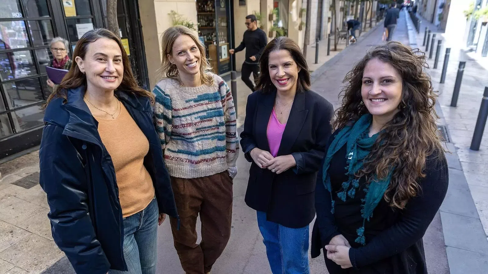 Elisabet garcia permanyer, cristina antón, aisha guimarães e tamara fernández, que também fazem parte do grupo. Imagem: ara