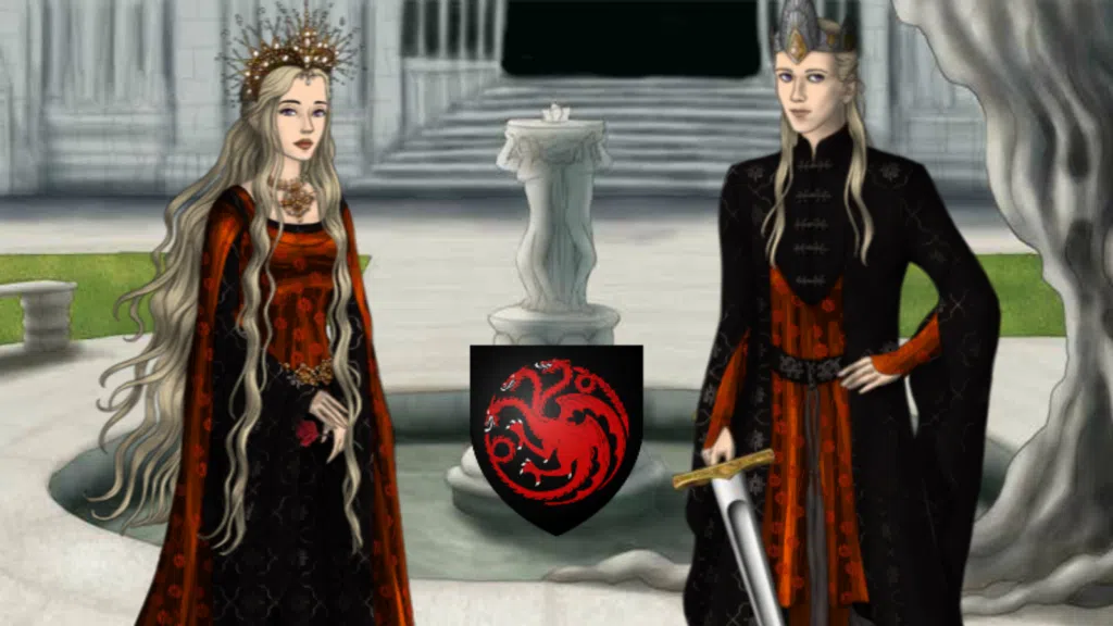 Rhaenys targaryen foi a primeira rainha consorte dos sete reinos ao lado de sua irmã.