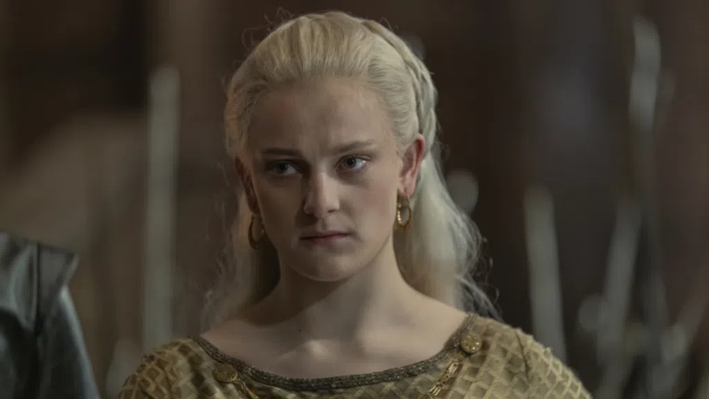 Rainha helaena targaryen, filha de viserys i targaryen.