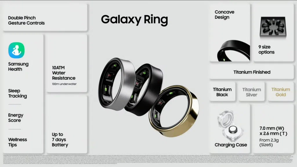 Galaxy ring chegou! Saiba tudo sobre o anel inteligente da samsung. Wearable chega ao brasil ainda esse ano. Conheça tudo o que ele faz