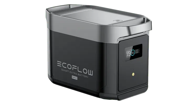 Para necessidades maiores, temos o ecoflow delta 2 max. Imagem: ecoflow