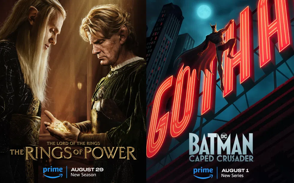 Batman: cruzado encapuzado e a segunda temporada de o senhor dos anéis: os anéis de poder são destaques dos lançamentos do prime video em agosto / imagem: gabriel princesval/showmetech