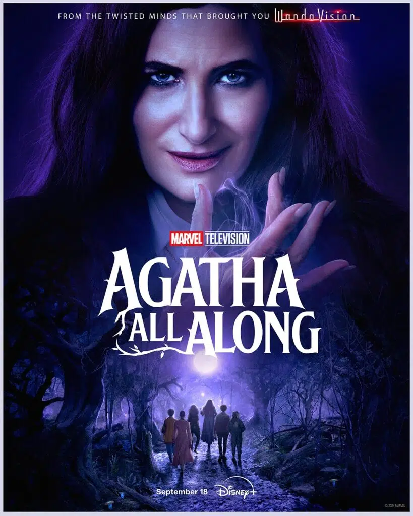 Pôster oficial de agatha desde sempre, anunciada na d23. (foto: reprodução)