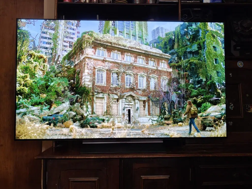 Tela da smart tv lg oled evo ai c4 4k