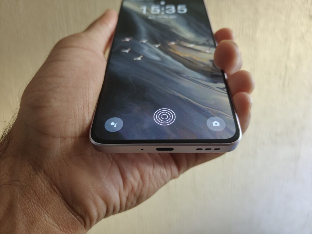 Leitor de impressão digital do smartphone da oppo reno11 f 5g