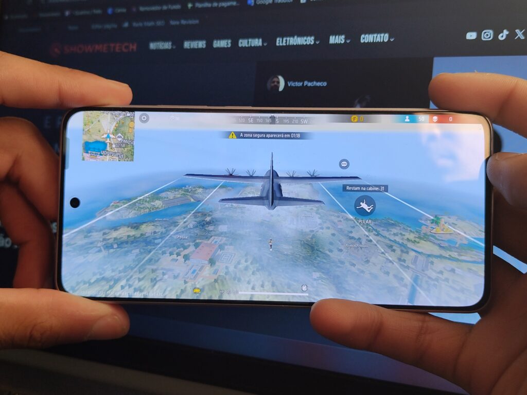 Oppo reno11 f 5g rodando freefire