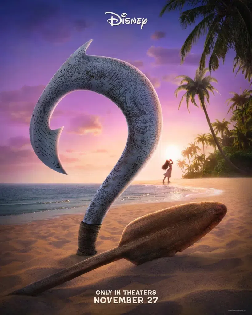 Pôster oficial de moana 2, que chega aos cinemas ainda este ano. (foto: reprodução)