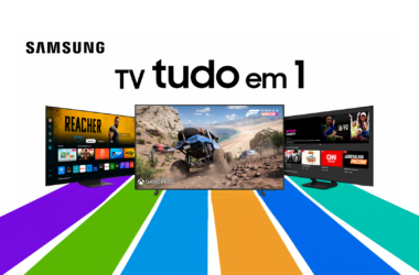 Campanha tv tudo em 1 destaca benefícios de smart tvs qled, crystal uhd e uhd 4k de 2024 da samsung. Empresa permite que usuários joguem, controle aparelhos conectados e até mesmo gerenciem senhas sem deixar a segurança de lado. Veja: