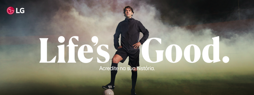 Kaká torna-se novo embaixador da campanha life's good. (foto: reprodução/lg)