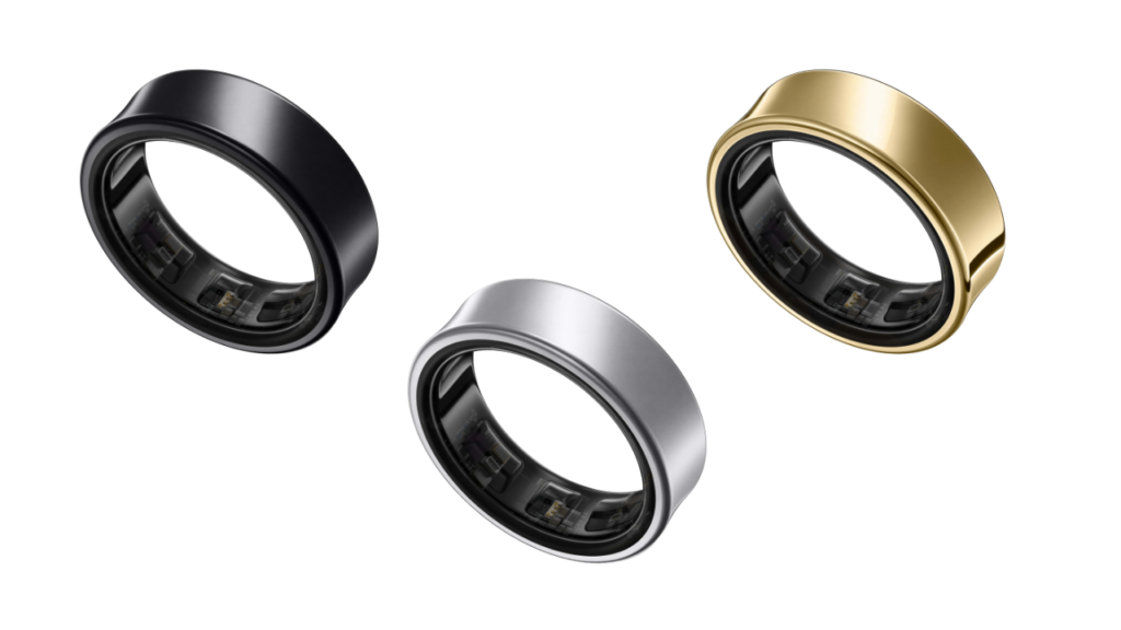 Cores do galaxy ring, o anel inteligente da samsung