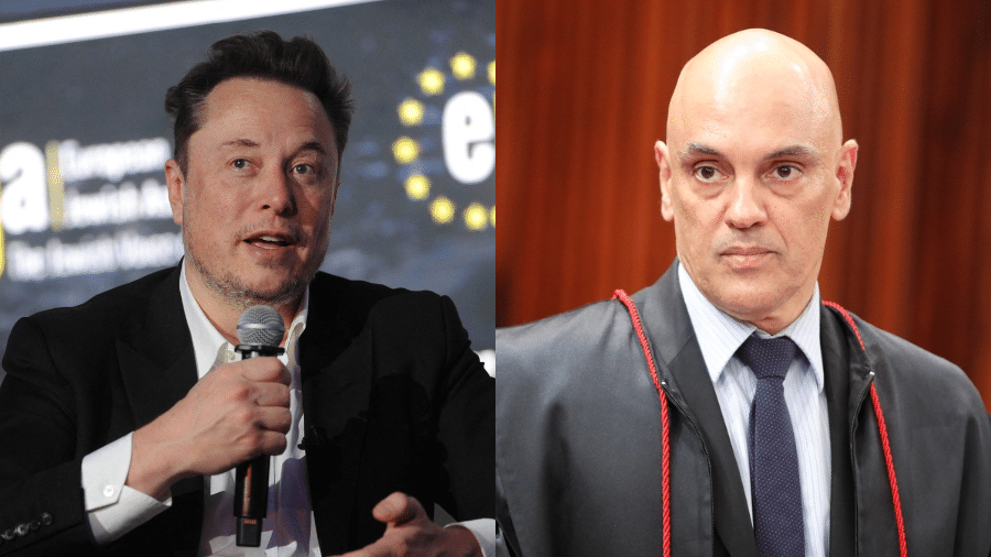 Elon musk e alexandre de moraes