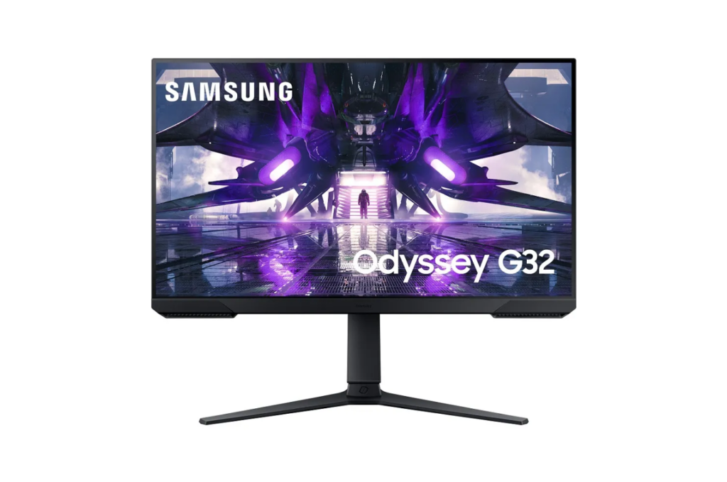 Imagem promocional do odyssey g32 / fonte: samsung