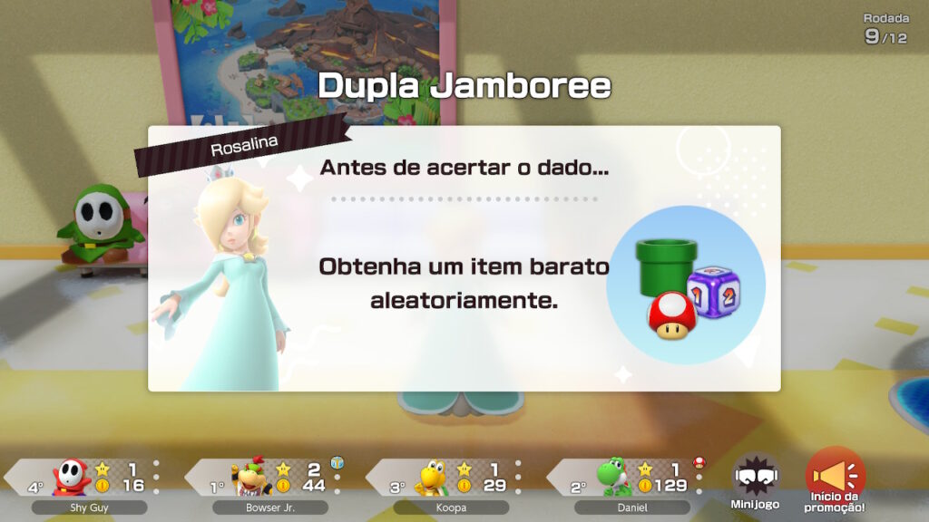 Super mario party jamboree é o melhor jogo da série. Com muitas opções de personagens, tabuleiros criativos, mais de 110 minigames e ótimos tabuleiros, o game é diversão garantida para jogar entre amigos