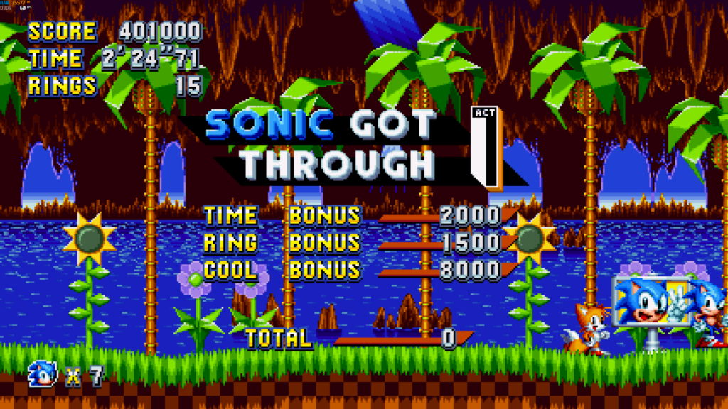 Print do game sonic mania no vivobook s 15