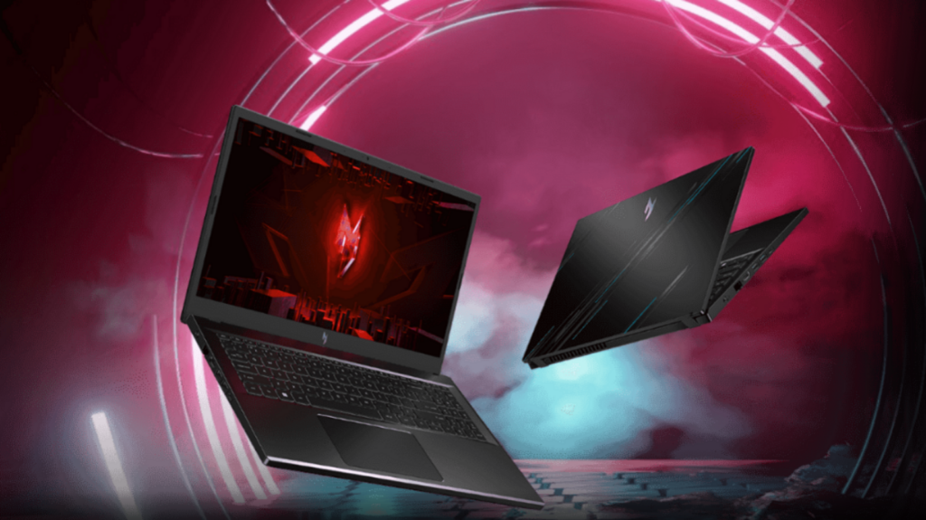 Imagem promocional do acer nitro v / fonte: acer