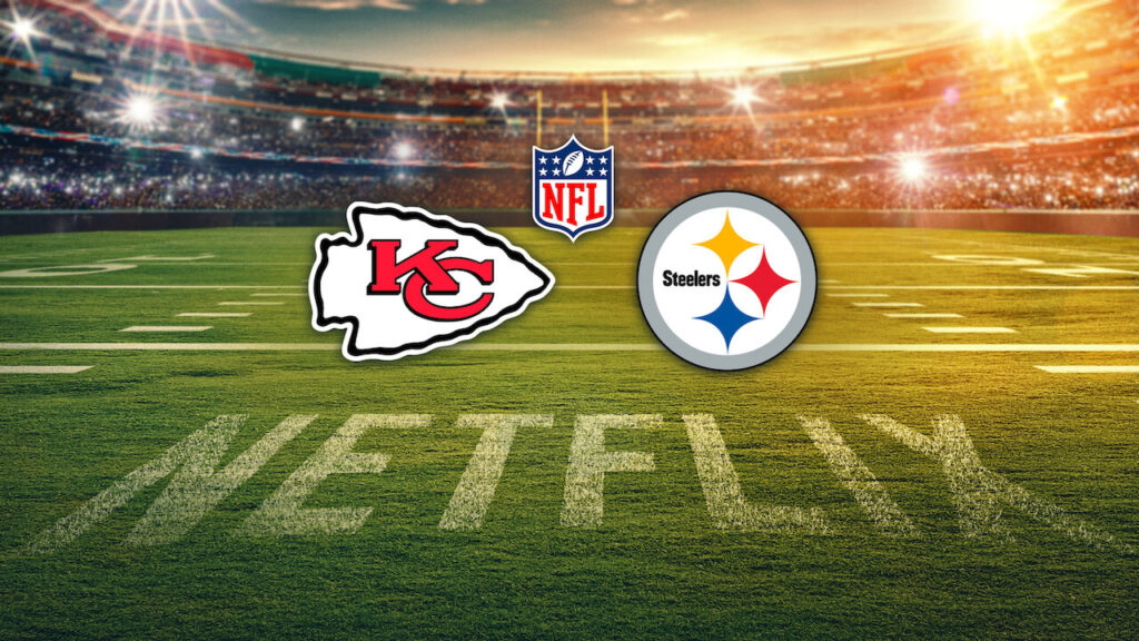 Imagem promocional de nfl no natal: chiefs vs. Steelers / fonte: netflix