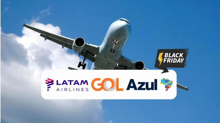 Black friday da gol, azul e latam