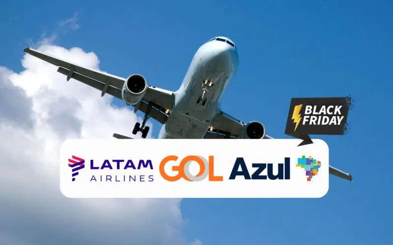 Black friday da gol, azul e latam