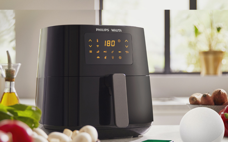 Philips walita essential xl é uma airfryer inteligente e prática. (foto: reprodução/philips)