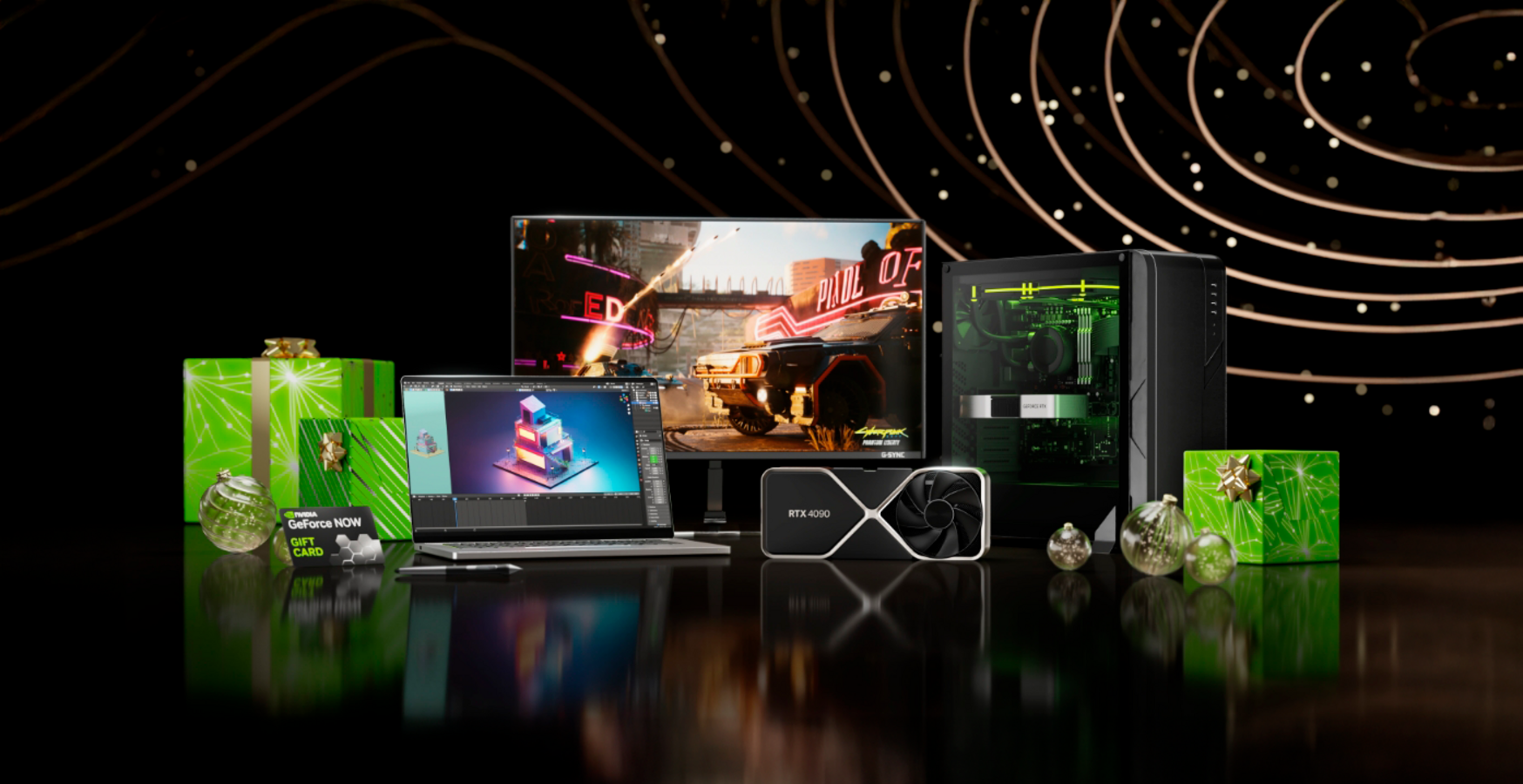 Promoção de fim de ano da nvidia tem placas de vídeo, desktops e notebooks com geforce rtx