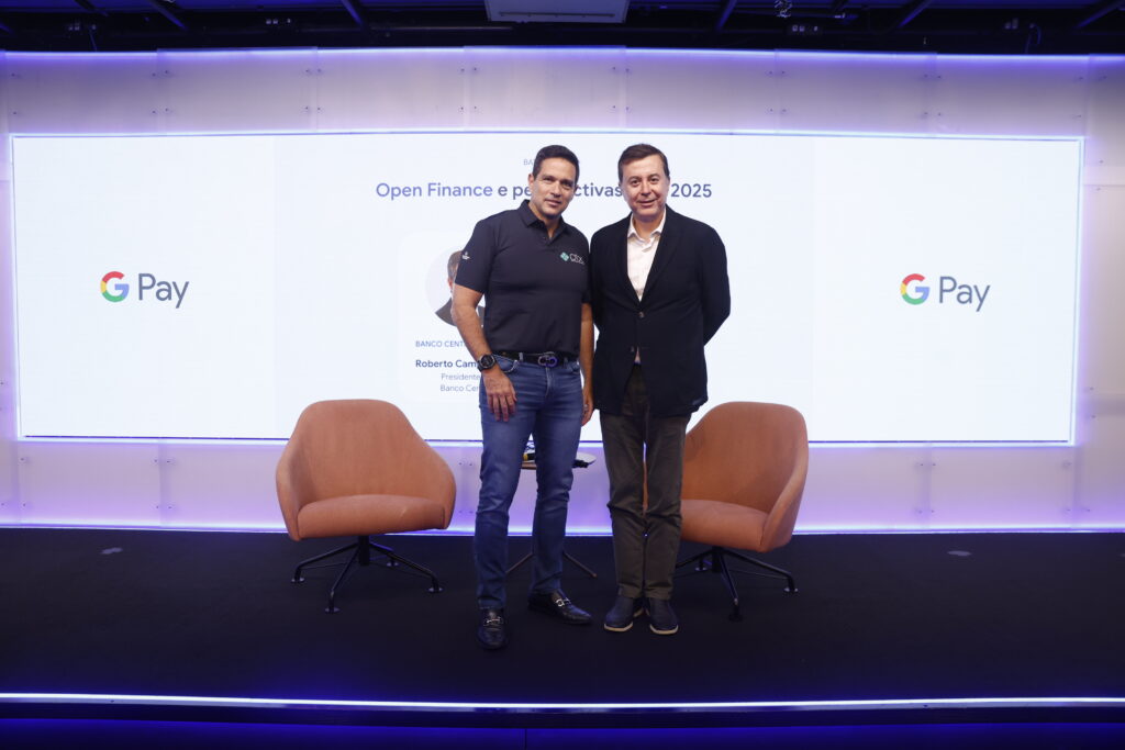 Fabio coelho, presidente do google brasil e roberto campos neto, presidente do banco central do brasil (bacen)