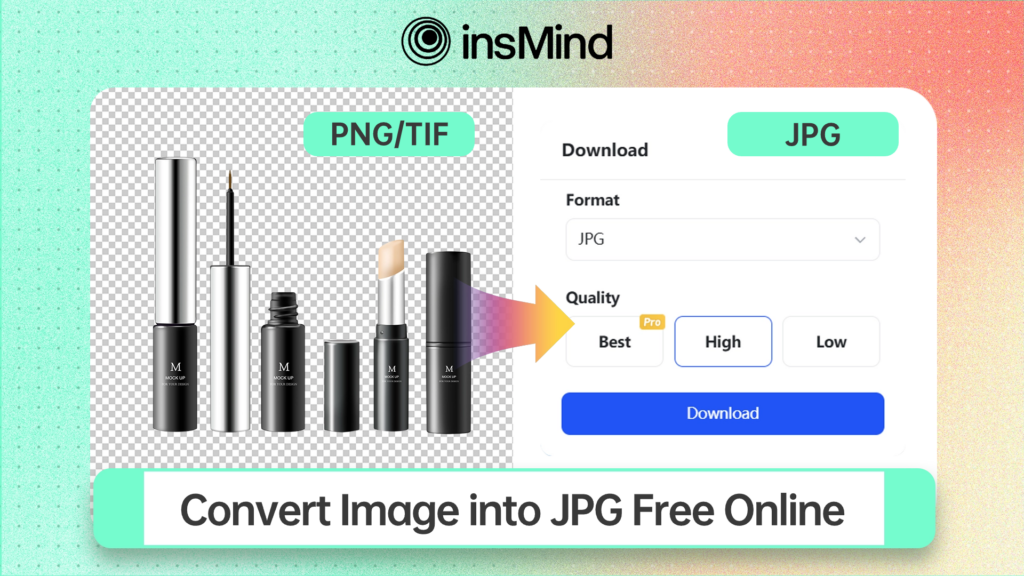 Insmind é um editor de fotos com ia online e gratuito