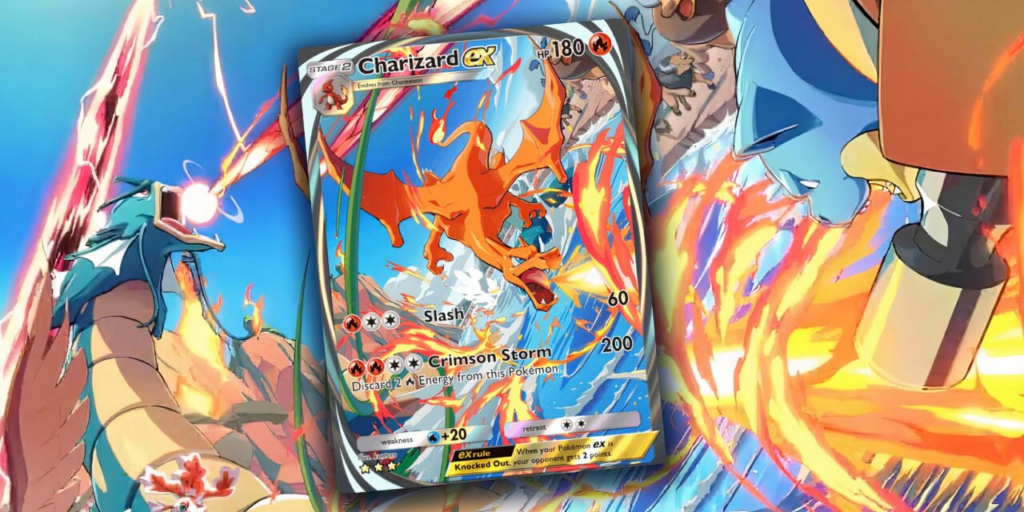 Carta do charizard no pokémon tcg pocket