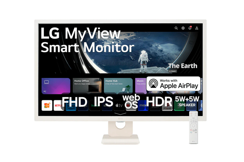 Monitor lg myview smart 32"(32sr50f-w)