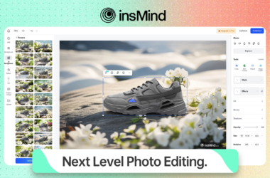 Insmind é um editor de fotos com ia online e gratuito. Foto: insmind.