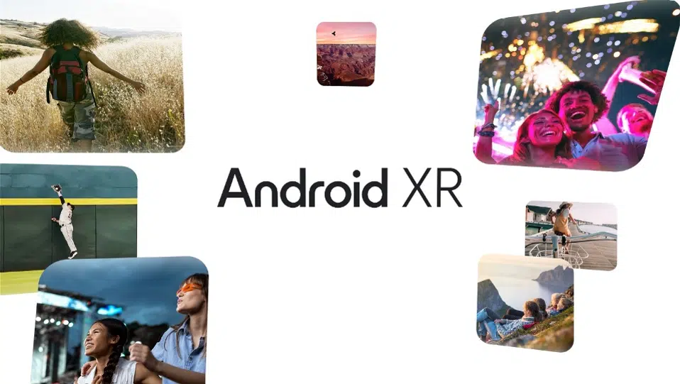 Logo oficial do android xr do google