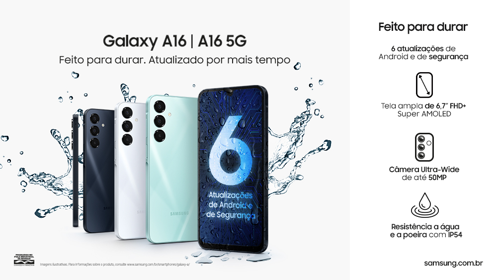 Detalhes dos galaxy a 16 e galaxy a16 5g