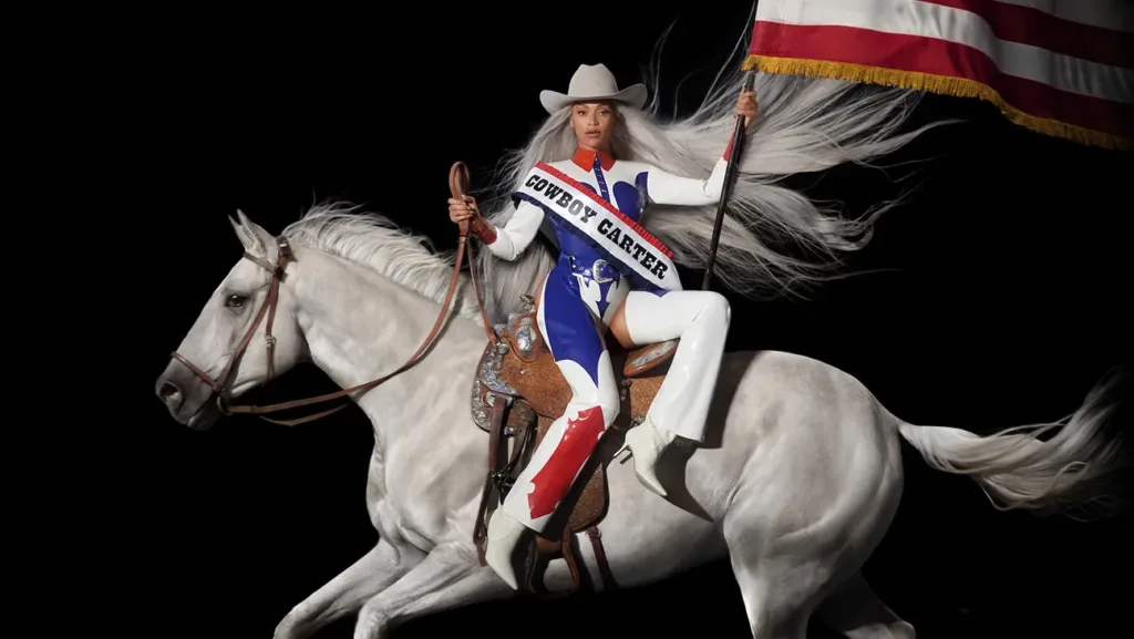 Capa de cowboy carter da beyoncé