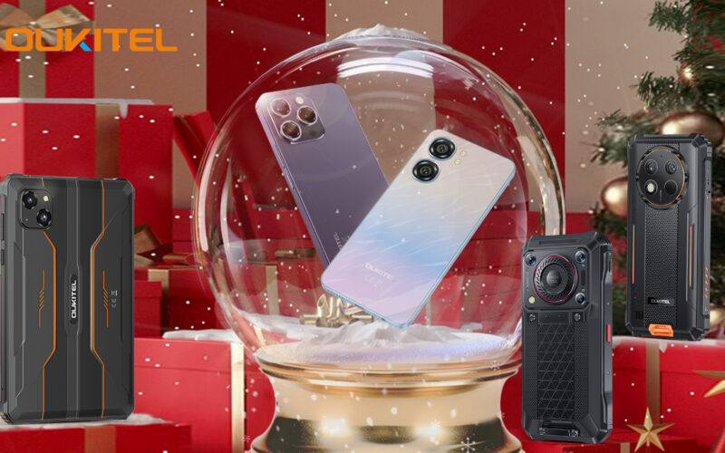 Tablets e smartphones da oukitel entram em promoção especial de natal. Foto: reprodução / oukitel.