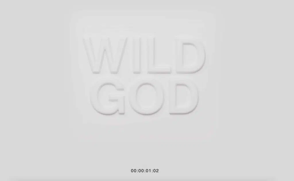 Capa de wild god, um dos melhores álbuns de 2024