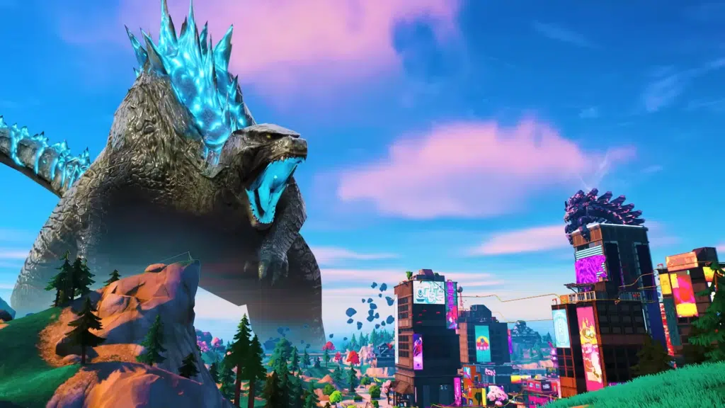 Skin do godzilla no fortnite