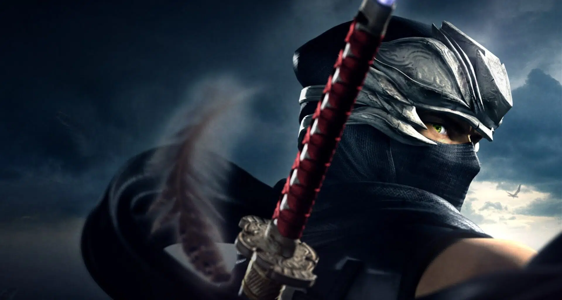 Protagonista de ninja gaiden 4 debaixo da chuva