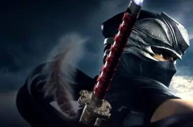 Protagonista de ninja gaiden 4 debaixo da chuva