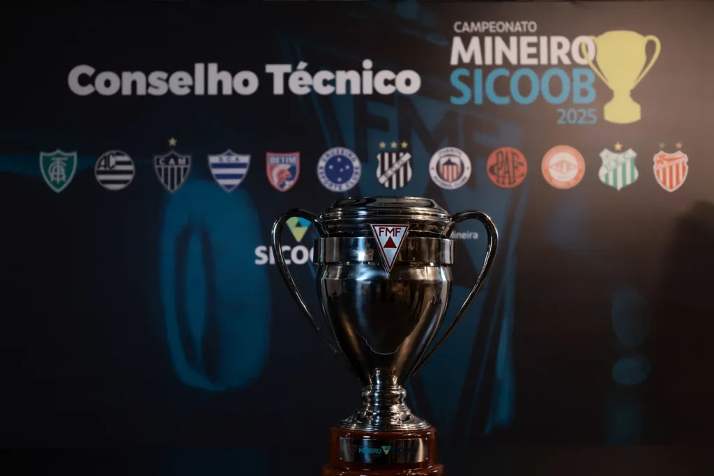 Troféu do campeonato mineiro de 2025