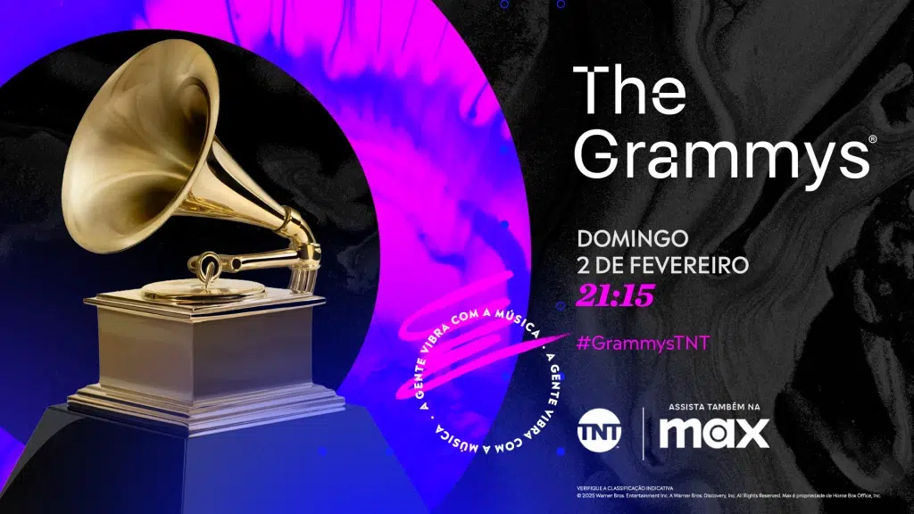 Banner de exibição do grammy online na max