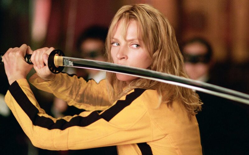 Uma thurman em cena de kill bill, um dos melhores filmes sobre vingança de todos os tempos