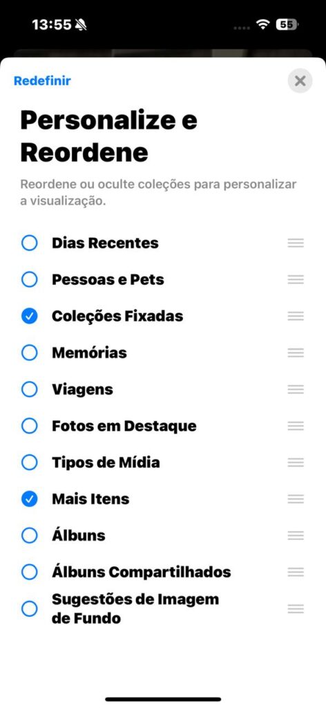 App fotos do ios 18