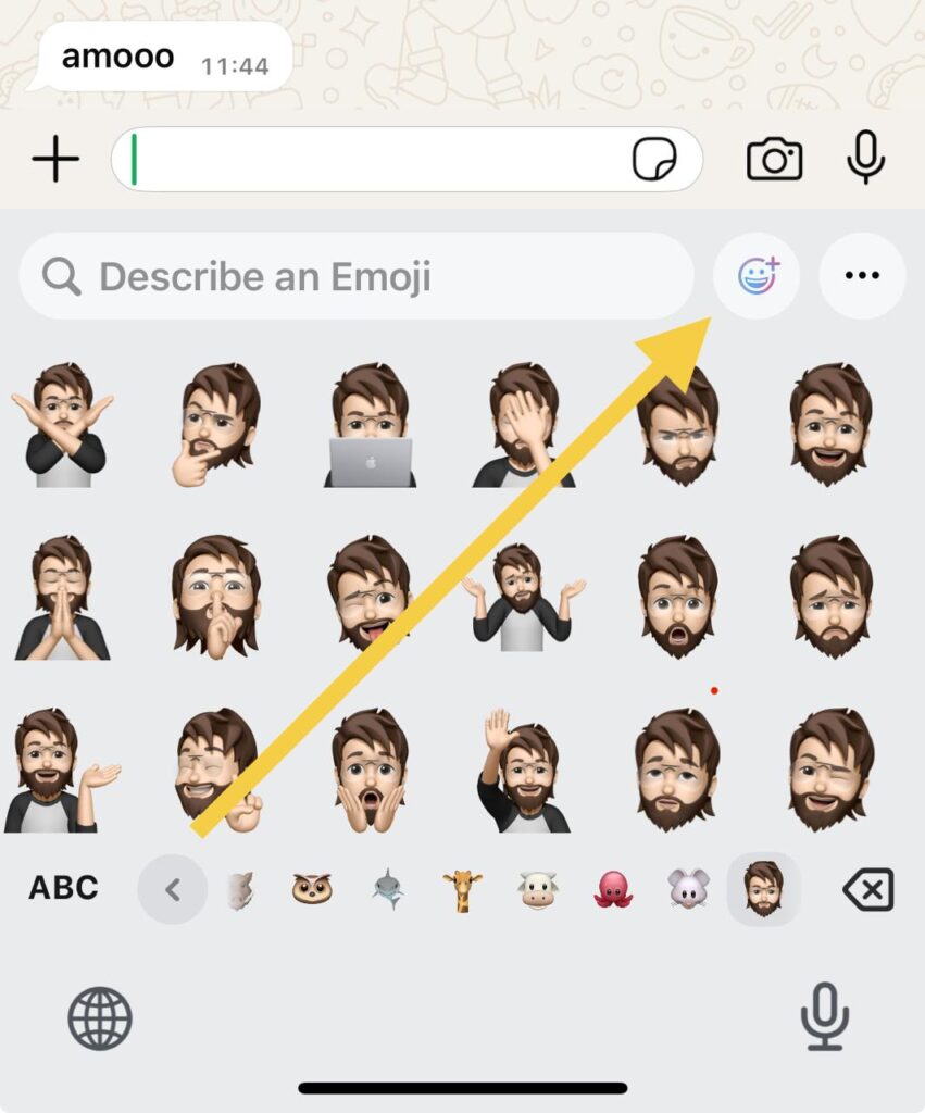 Genmojis no iphone 16