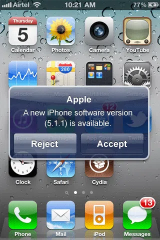 Updates over-the-air nos futuros ios?. Apple pode introduzir updates ota no ios 5