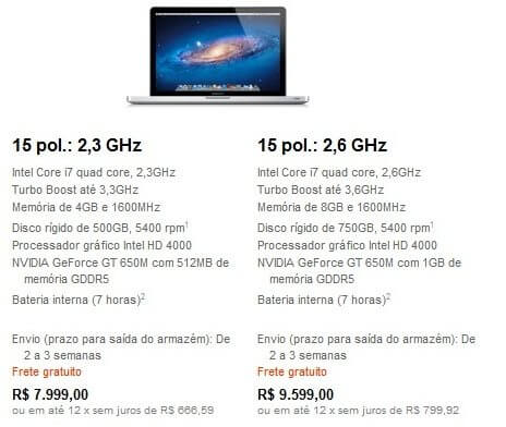 Apple lança novo macbook pro com retina display. Hoje, no wwdc 2012, a apple anunciou o novo sistema operacional para iphone, ipad e ipod (falamos sobre ele aqui) e também o novo macbook pro.